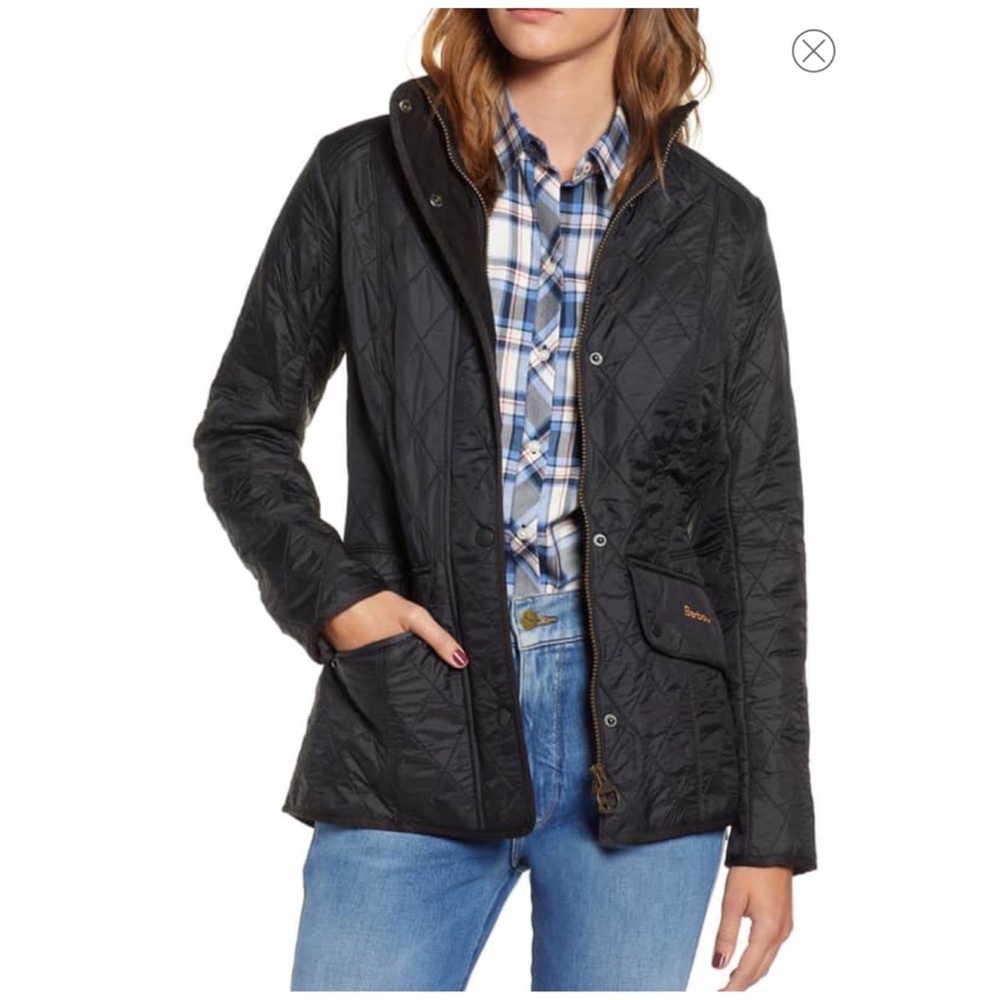 Barbour Quilted Utility Jacket In Black - image 5